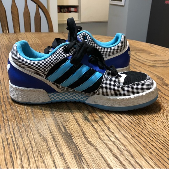Blue Adidas Athletic Shoes - Picture 8 of 9
